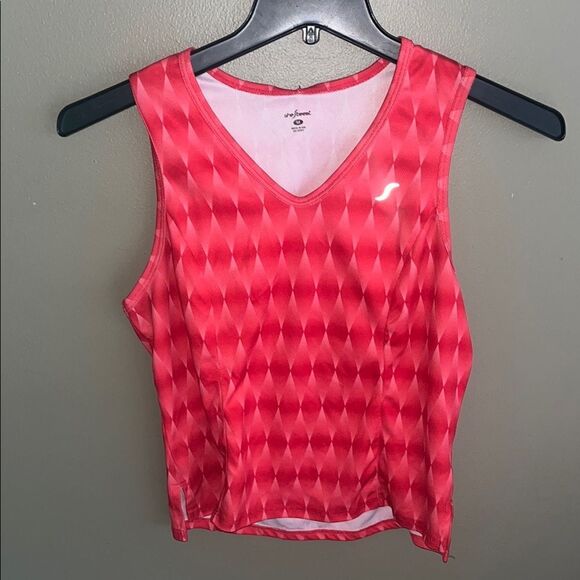 EXCELLENT CONDITION WOMEN’S LARGE SHEBEEST TANK/CYCLE JERSEY SIZE MEDIUM - Picture 1 of 7